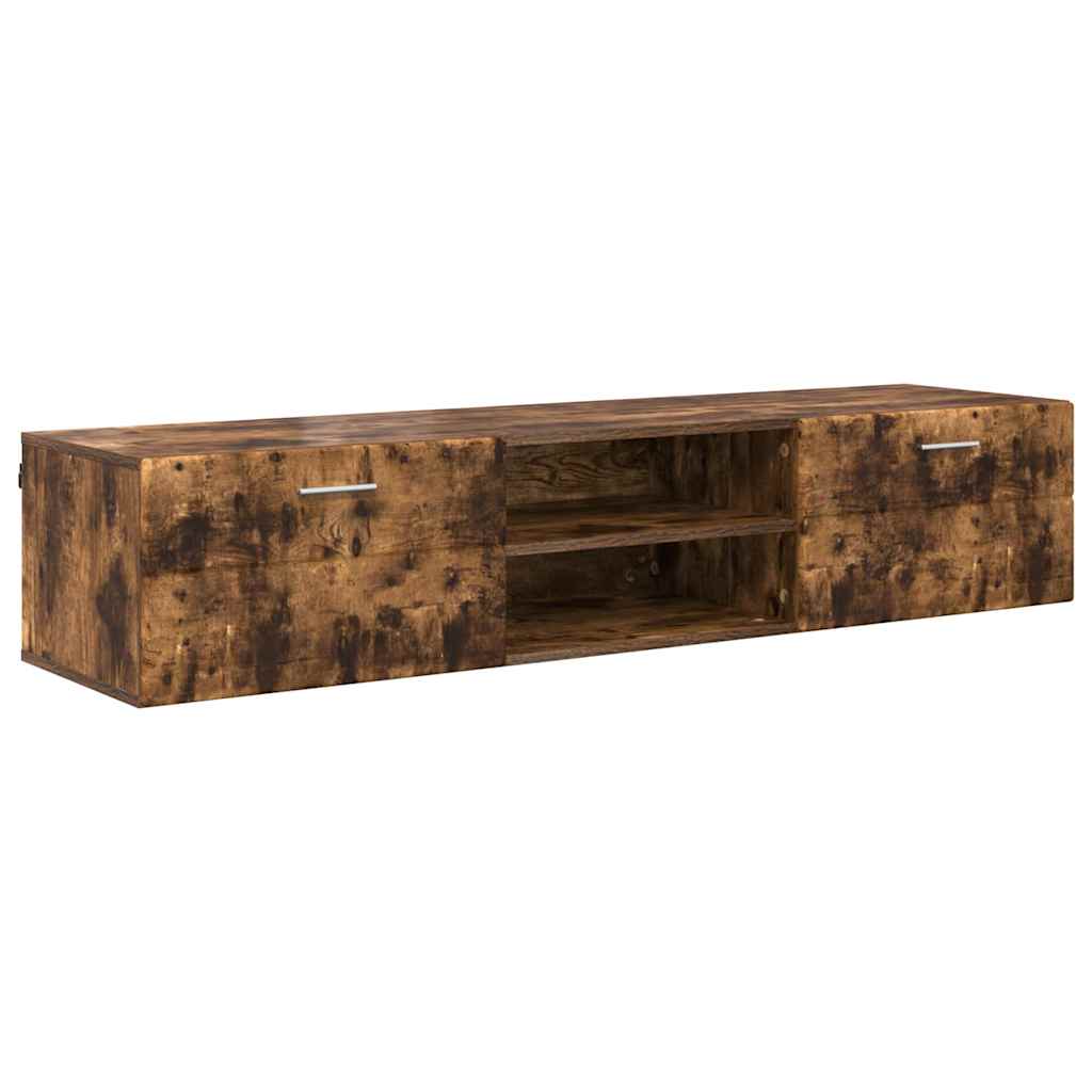 Houten Kast Gerookt eiken 150 x 39 x 30 cm Bewerkt hout