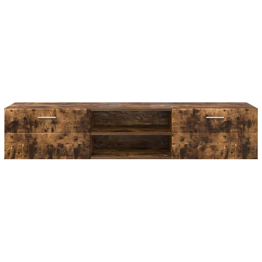 Houten Kast Gerookt eiken 150 x 39 x 30 cm Bewerkt hout