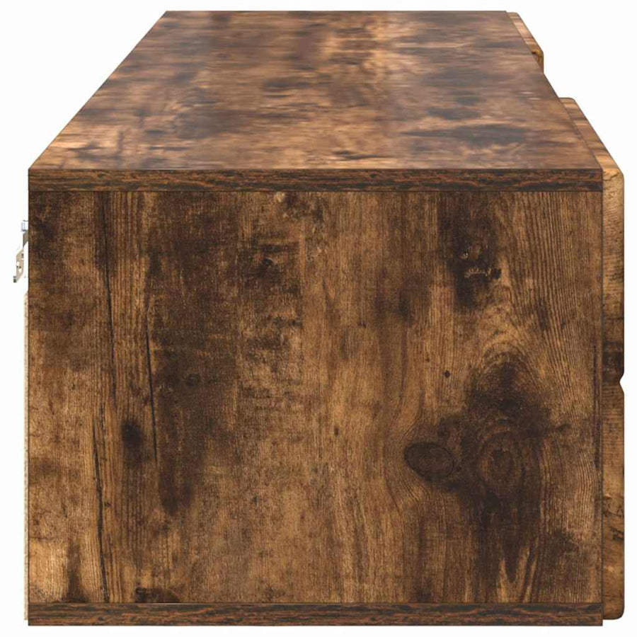 Houten Kast Gerookt eiken 150 x 39 x 30 cm Bewerkt hout