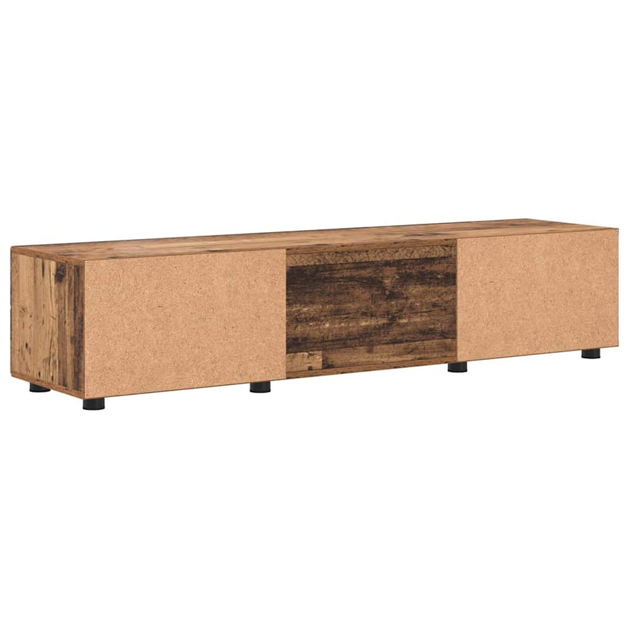 Houten Kast met lade Oudhout 150 x 39 x 30 cm Bewerkt hout