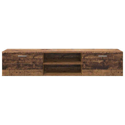 Houten Kast met lade Oudhout 150 x 39 x 30 cm Bewerkt hout