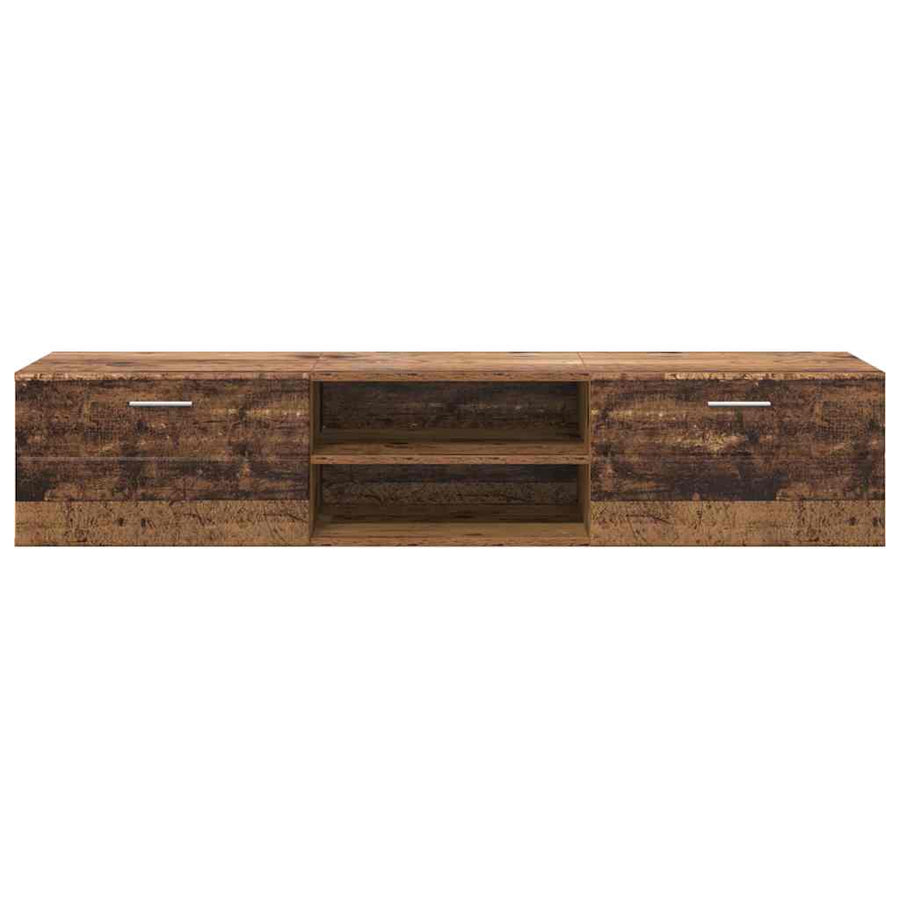Houten Kast met lade Oudhout 150 x 39 x 30 cm Bewerkt hout