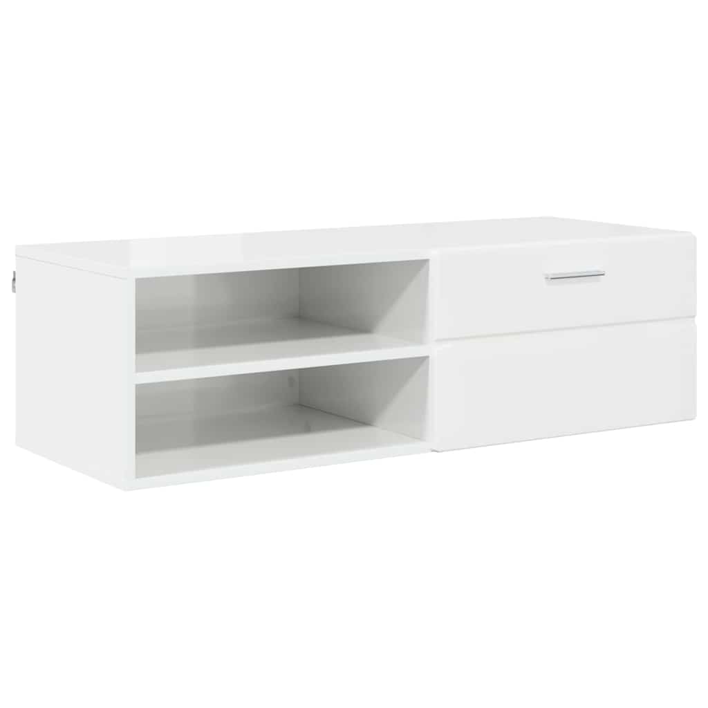 Houten Kast Beton Grijs 100,5 x 39 x 30 cm Bewerkt hout