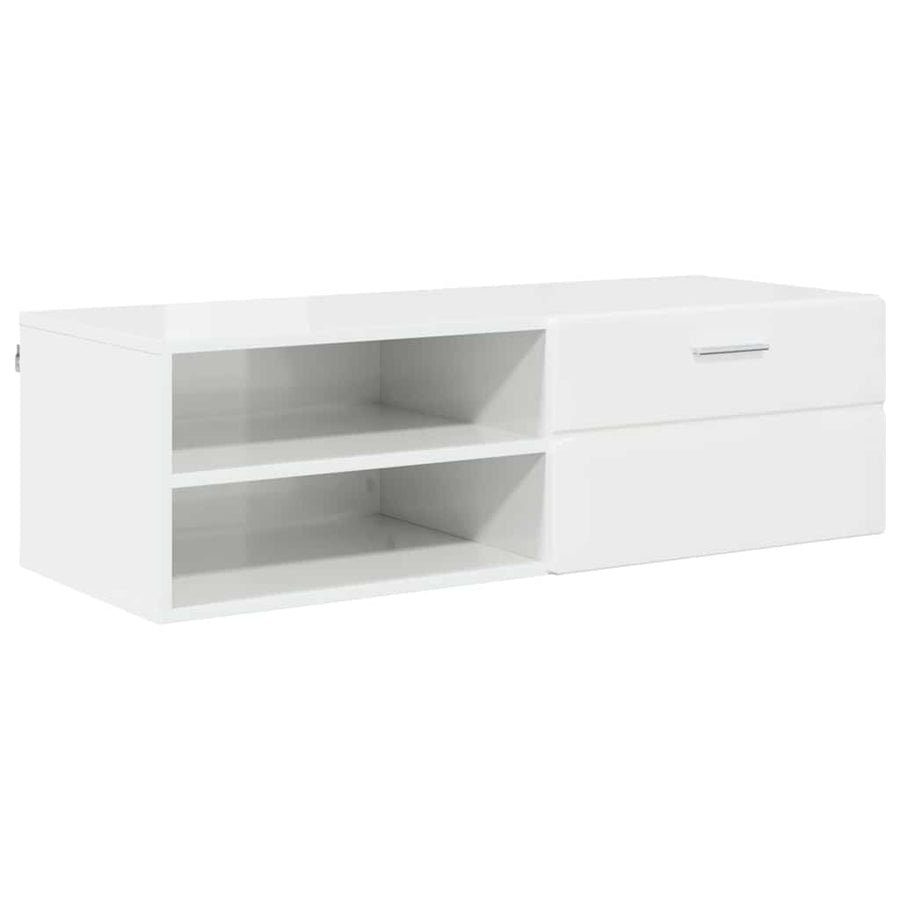 Houten Kast Beton Grijs 100,5 x 39 x 30 cm Bewerkt hout