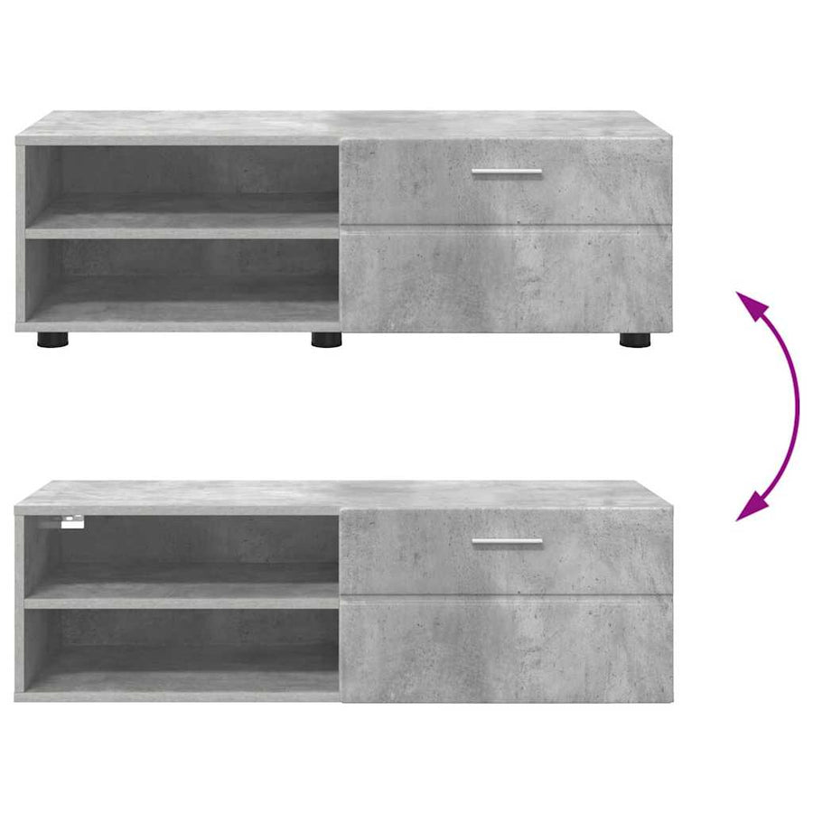 Houten Kast Hoogglans wit 100,5 x 39 x 30 cm Bewerkt hout