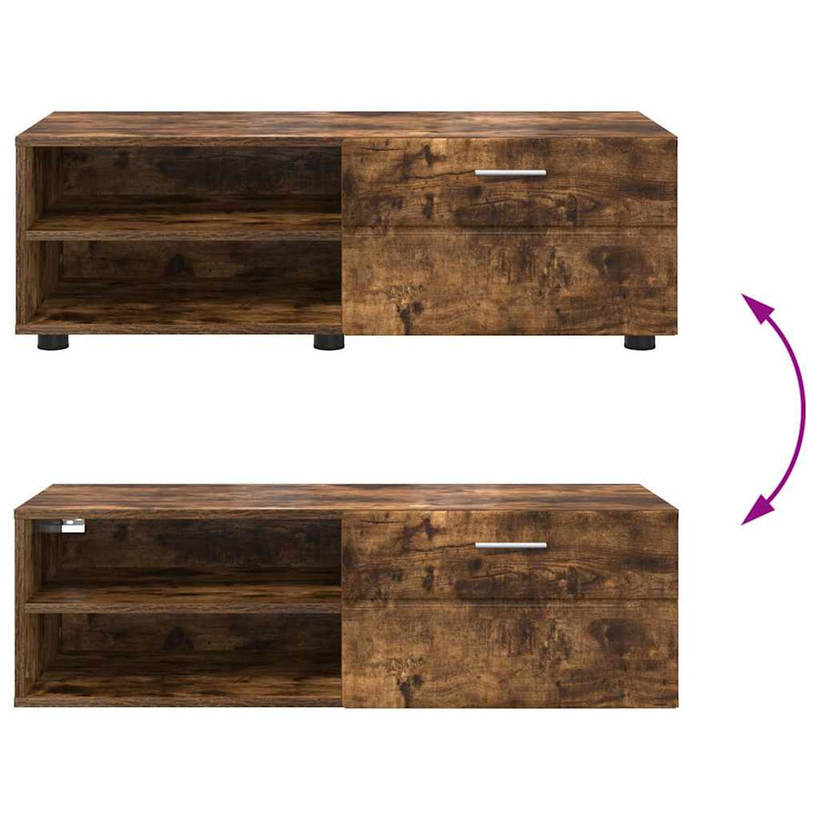 Houten Kast Gerookt eiken 100,5 x 39 x 30 cm Bewerkt hout