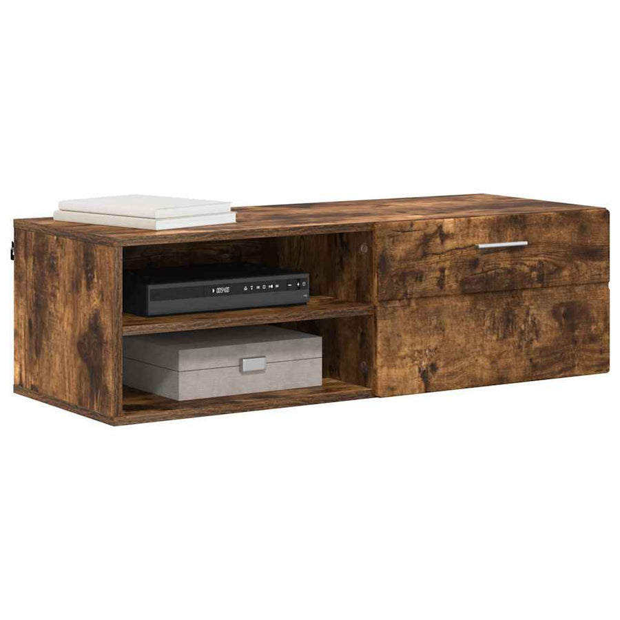 Houten Kast Gerookt eiken 100,5 x 39 x 30 cm Bewerkt hout