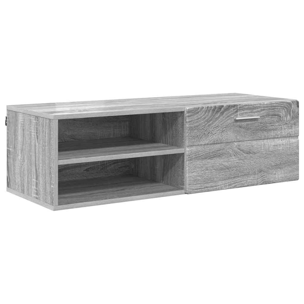 Houten Kast Grijs Sonoma 100,5 x 39 x 30 cm Bewerkt hout