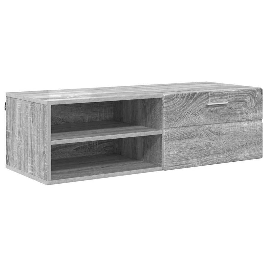 Houten Kast Grijs Sonoma 100,5 x 39 x 30 cm Bewerkt hout