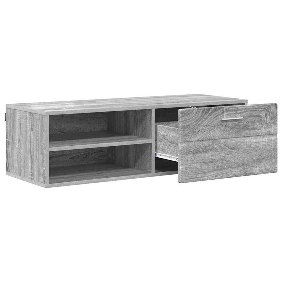 Houten Kast Grijs Sonoma 100,5 x 39 x 30 cm Bewerkt hout