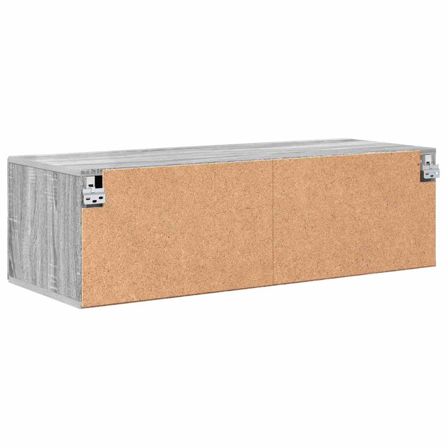 Houten Kast Grijs Sonoma 100,5 x 39 x 30 cm Bewerkt hout