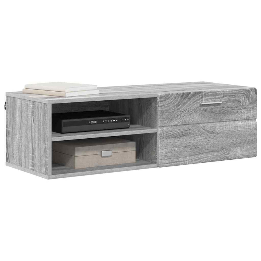 Houten Kast Grijs Sonoma 100,5 x 39 x 30 cm Bewerkt hout
