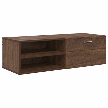 Houten Kast Bruin Eiken 100,5 x 39 x 30 cm Bewerkt hout