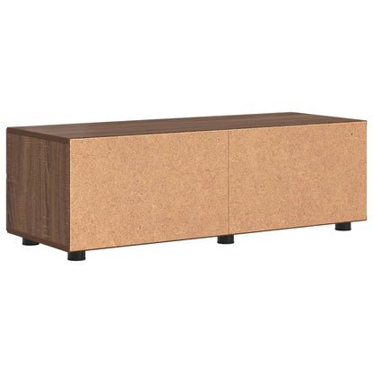 Houten Kast Bruin Eiken 100,5 x 39 x 30 cm Bewerkt hout