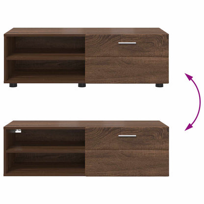 Houten Kast Bruin Eiken 100,5 x 39 x 30 cm Bewerkt hout