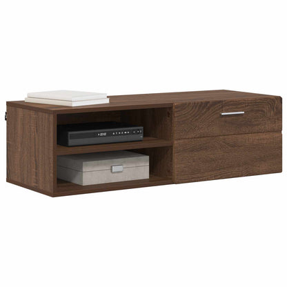 Houten Kast Bruin Eiken 100,5 x 39 x 30 cm Bewerkt hout