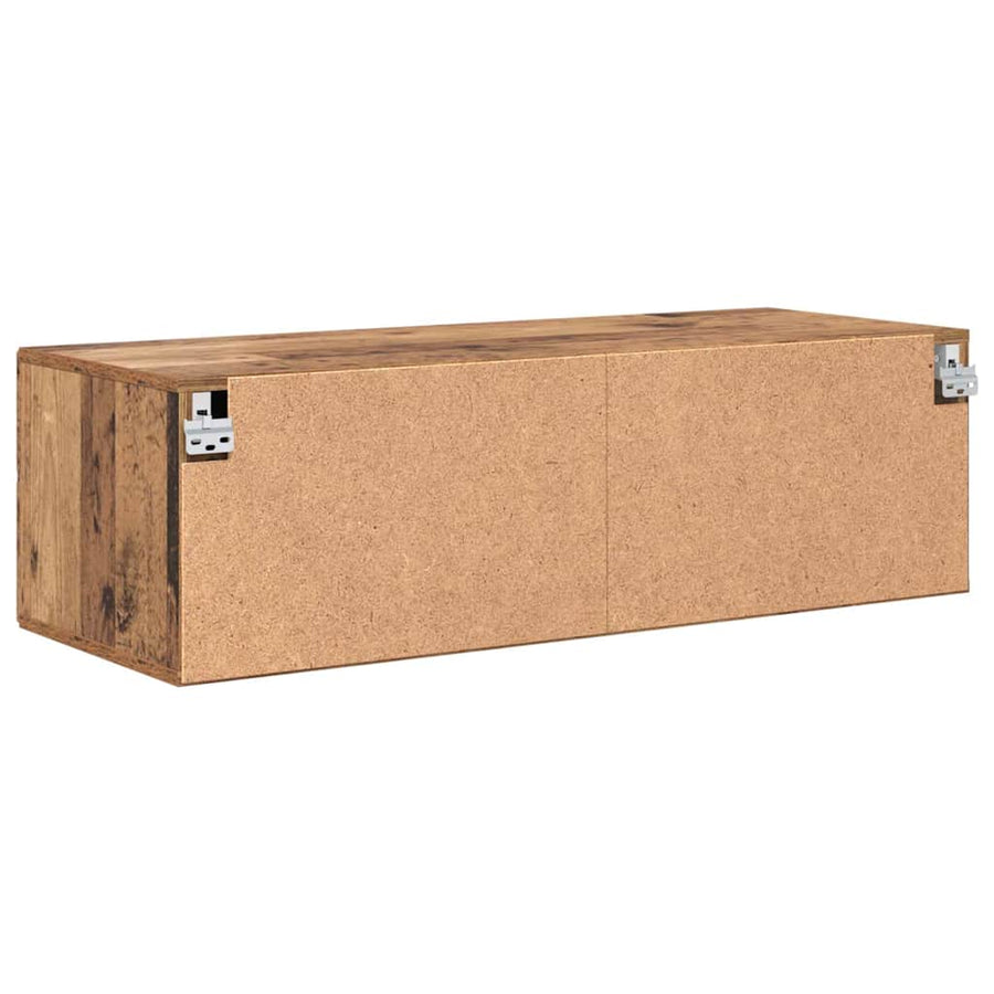 Houten Kast met lade Oudhout 100,5 x 39 x 30 cm Bewerkt hout