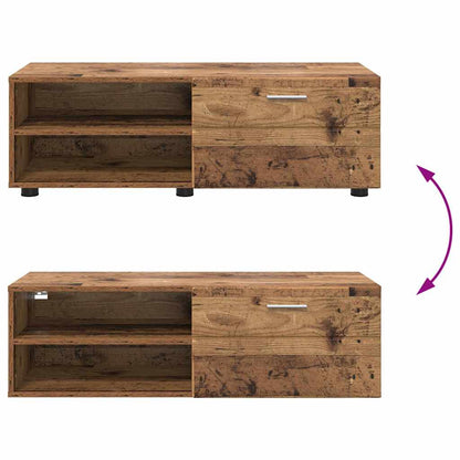 Houten Kast met lade Oudhout 100,5 x 39 x 30 cm Bewerkt hout