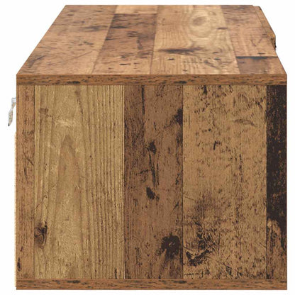 Houten Kast met lade Oudhout 100,5 x 39 x 30 cm Bewerkt hout