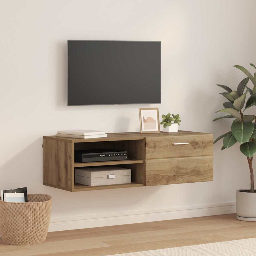 Houten Kast Artisan Eiken 100,5 x 39 x 30 cm Bewerkt hout