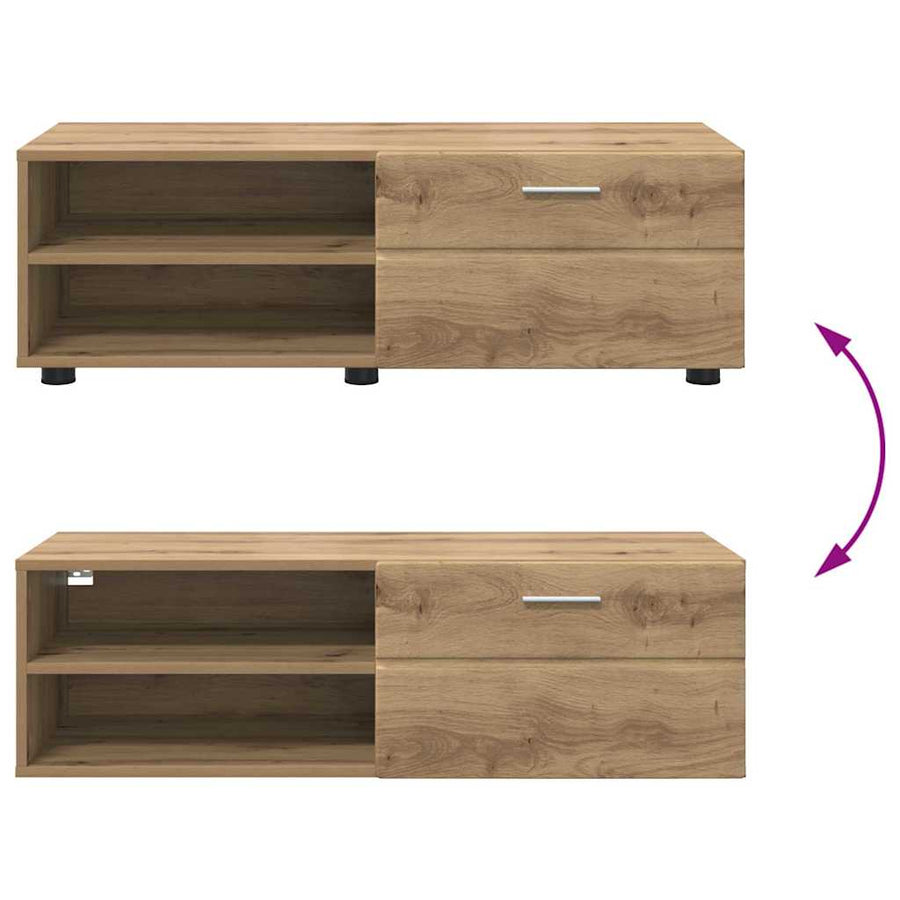 Houten Kast Artisan Eiken 100,5 x 39 x 30 cm Bewerkt hout