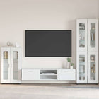 Dressoir wit 55,5x29x103 cm bewerkt hout