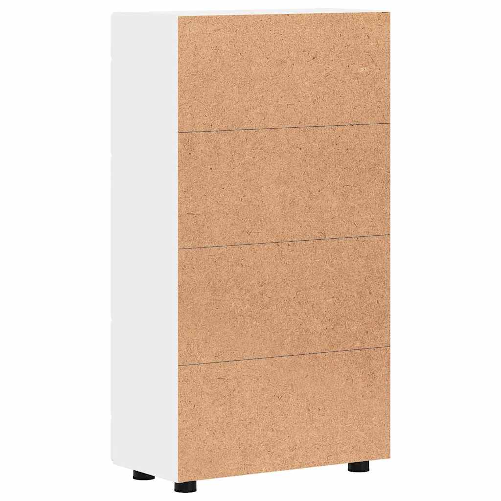 Dressoir met plank Wit 55,5 x 29 x 100 cm Bewerkt hout