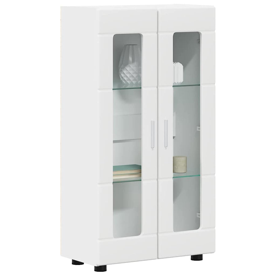 Dressoir met plank Wit 55,5 x 29 x 100 cm Bewerkt hout