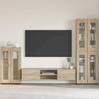 Dressoir 55,5x29x100 cm sonoma eiken bewerkt hout