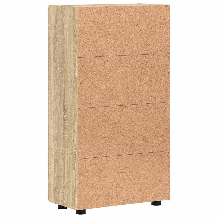 Dressoir met plank Sonoma Eiken 55,5 x 29 x 100 cm Bewerkt hout