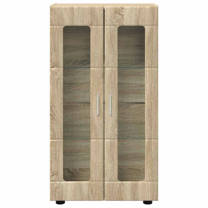 Dressoir met plank Sonoma Eiken 55,5 x 29 x 100 cm Bewerkt hout