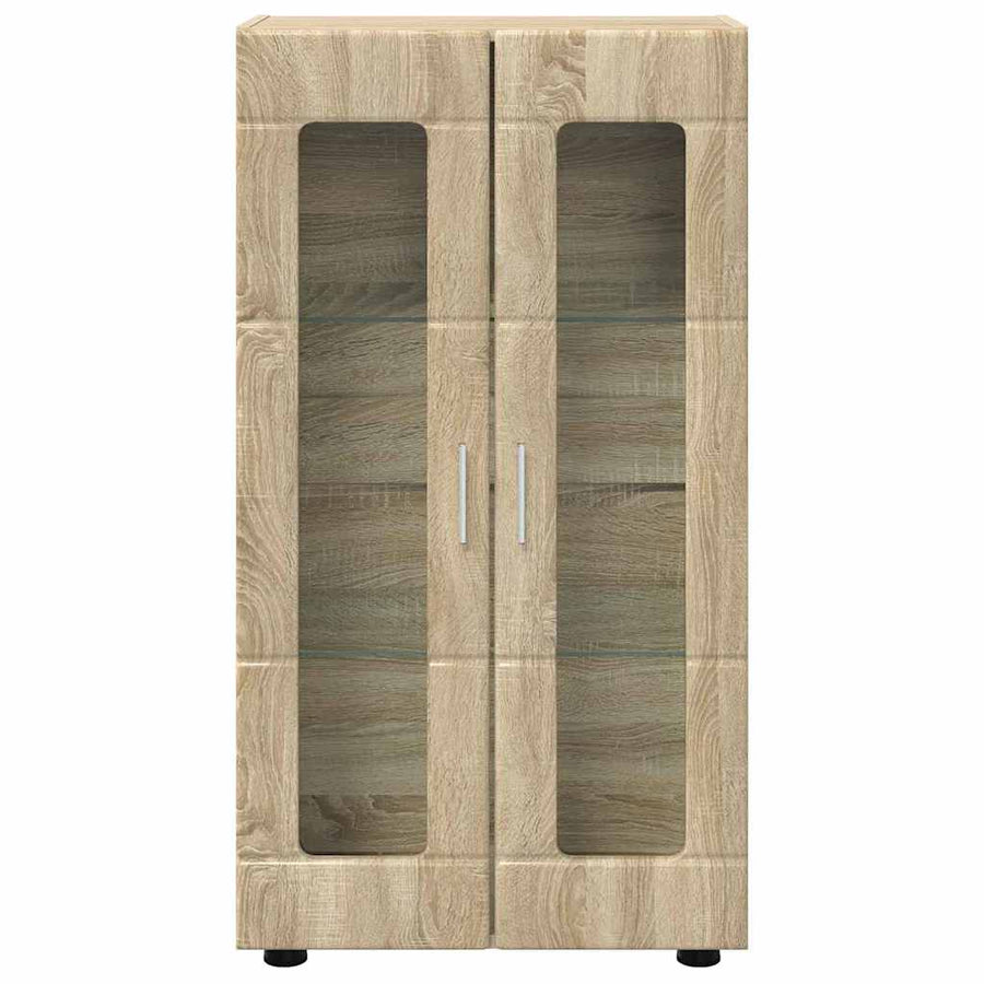 Dressoir met plank Sonoma Eiken 55,5 x 29 x 100 cm Bewerkt hout