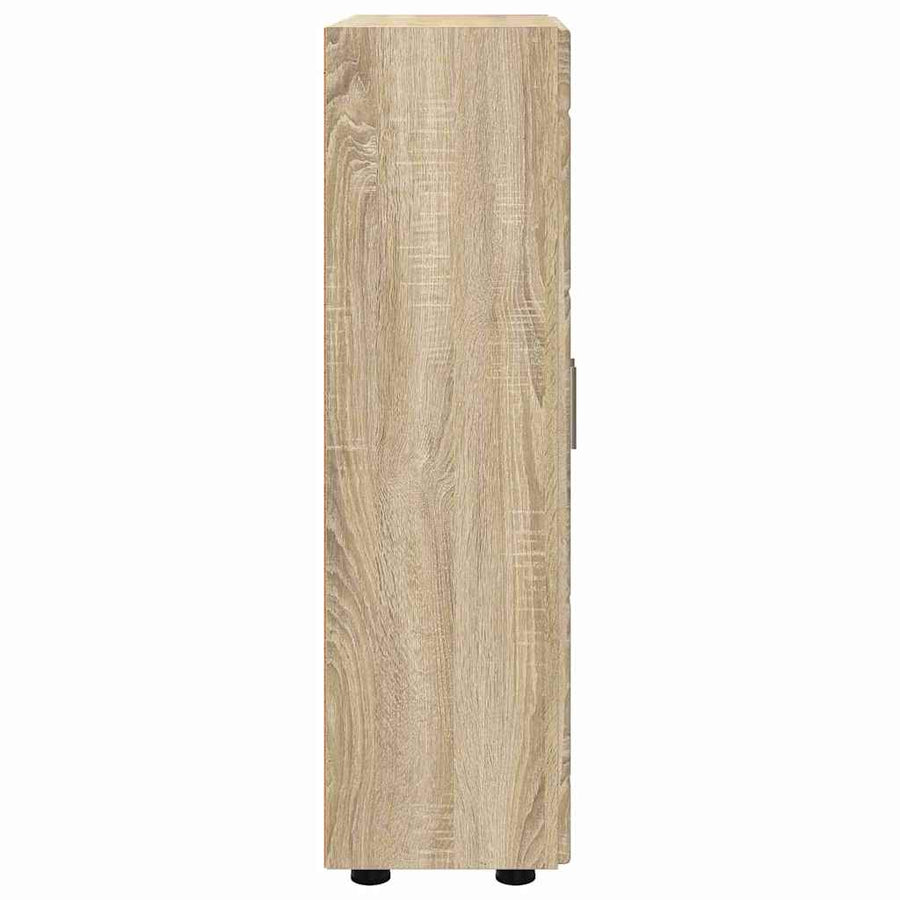 Dressoir met plank Sonoma Eiken 55,5 x 29 x 100 cm Bewerkt hout