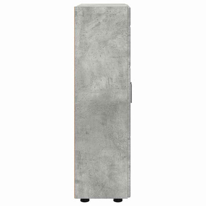 Dressoir met plank Beton Grijs 55,5 x 29 x 100 cm Bewerkt hout