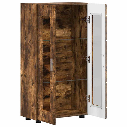 Dressoir Gerookt eiken 55,5 x 29 x 100 cm Bewerkt hout