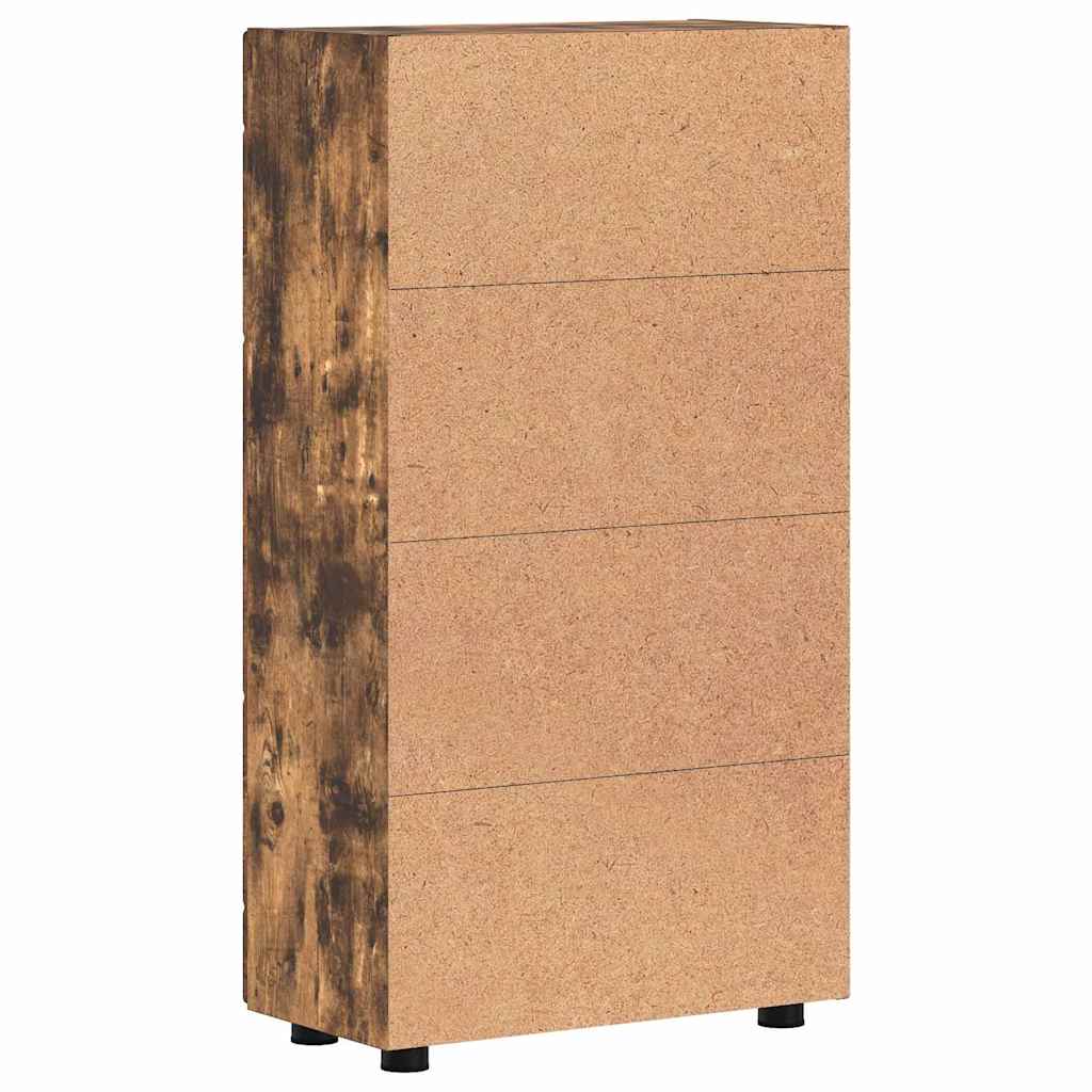 Dressoir Gerookt eiken 55,5 x 29 x 100 cm Bewerkt hout