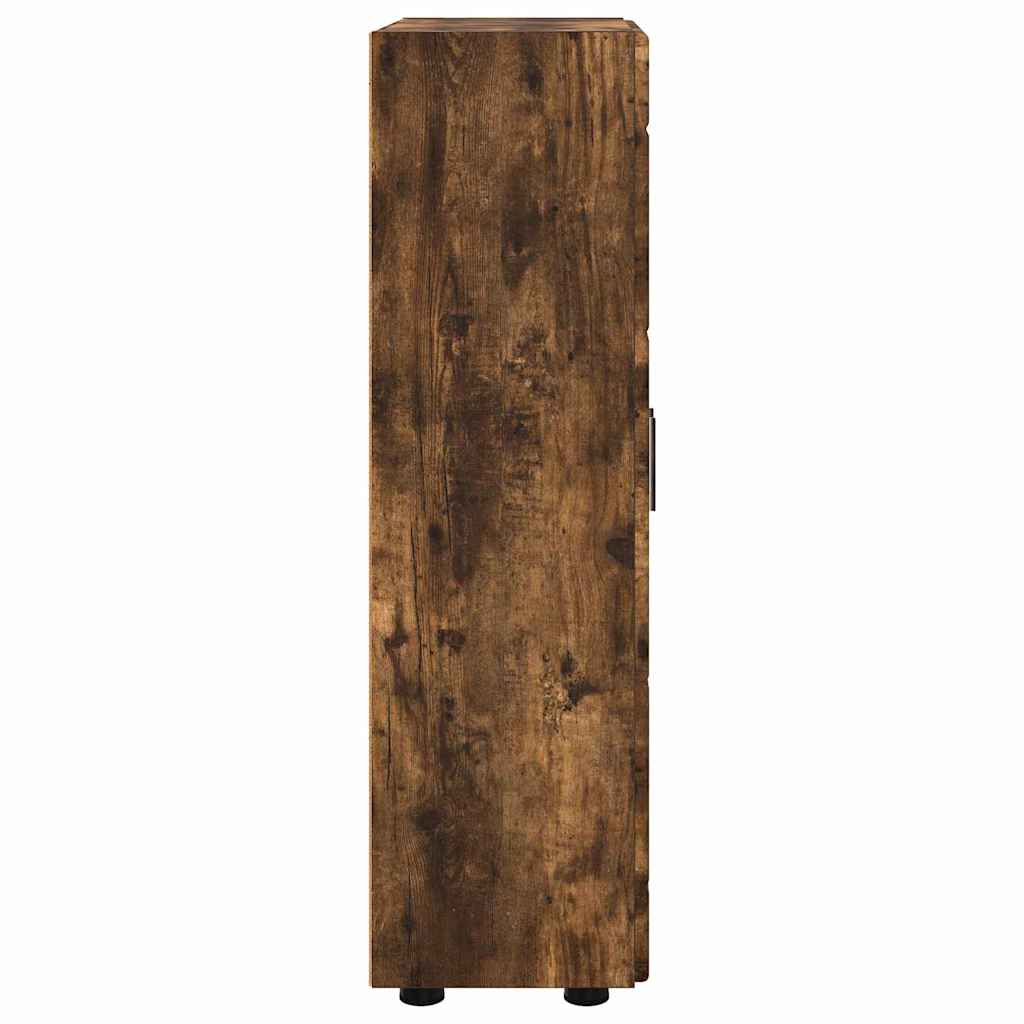 Dressoir Gerookt eiken 55,5 x 29 x 100 cm Bewerkt hout