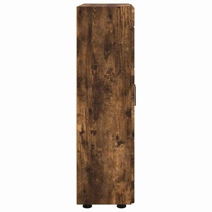 Dressoir Gerookt eiken 55,5 x 29 x 100 cm Bewerkt hout
