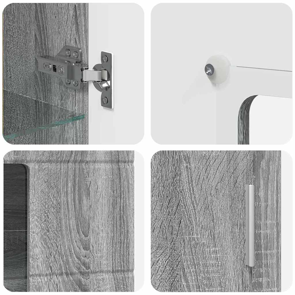Dressoir met plank Grijs Sonoma 55,5 x 29 x 100 cm Bewerkt hout