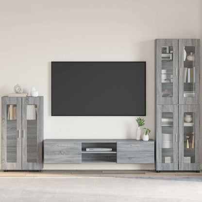 Dressoir met plank Grijs Sonoma 55,5 x 29 x 100 cm Bewerkt hout