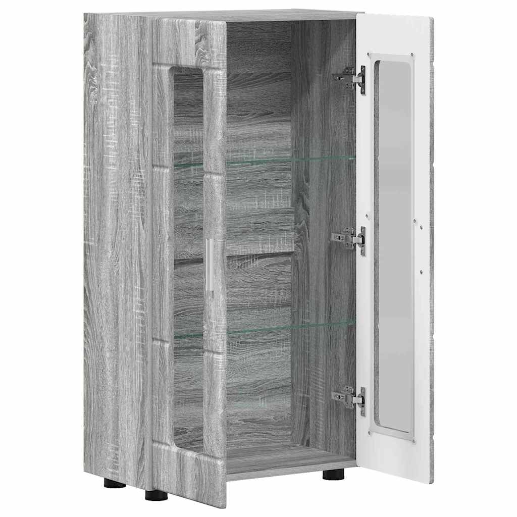 Dressoir met plank Grijs Sonoma 55,5 x 29 x 100 cm Bewerkt hout
