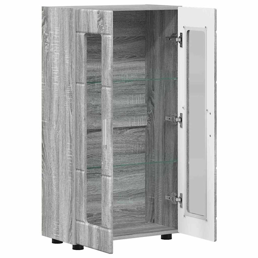 Dressoir met plank Grijs Sonoma 55,5 x 29 x 100 cm Bewerkt hout