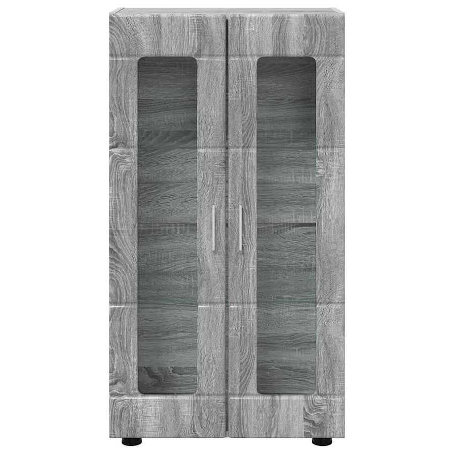 Dressoir met plank Grijs Sonoma 55,5 x 29 x 100 cm Bewerkt hout