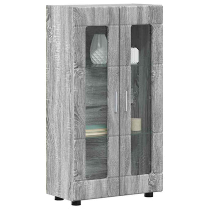 Dressoir met plank Grijs Sonoma 55,5 x 29 x 100 cm Bewerkt hout