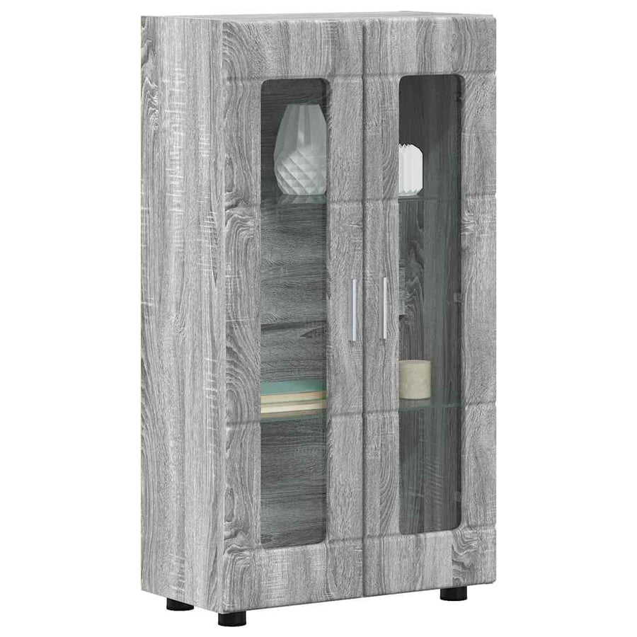 Dressoir met plank Grijs Sonoma 55,5 x 29 x 100 cm Bewerkt hout