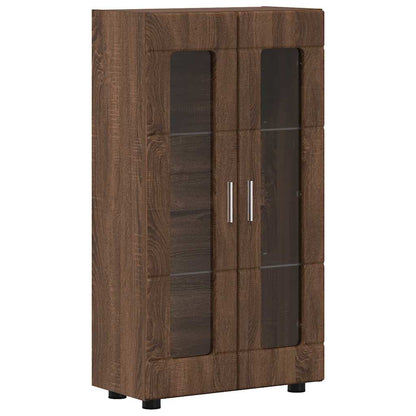 Dressoir met plank Bruin Eiken 55,5 x 29 x 100 cm Bewerkt hout