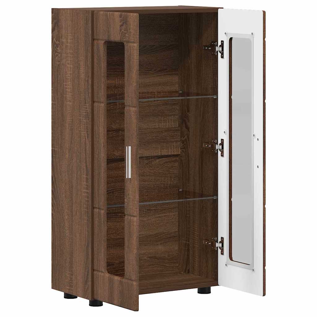 Dressoir met plank Bruin Eiken 55,5 x 29 x 100 cm Bewerkt hout