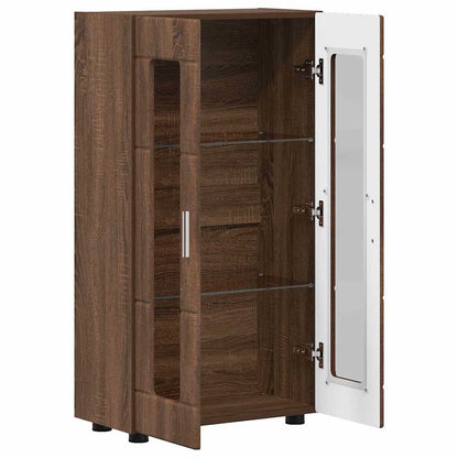 Dressoir met plank Bruin Eiken 55,5 x 29 x 100 cm Bewerkt hout