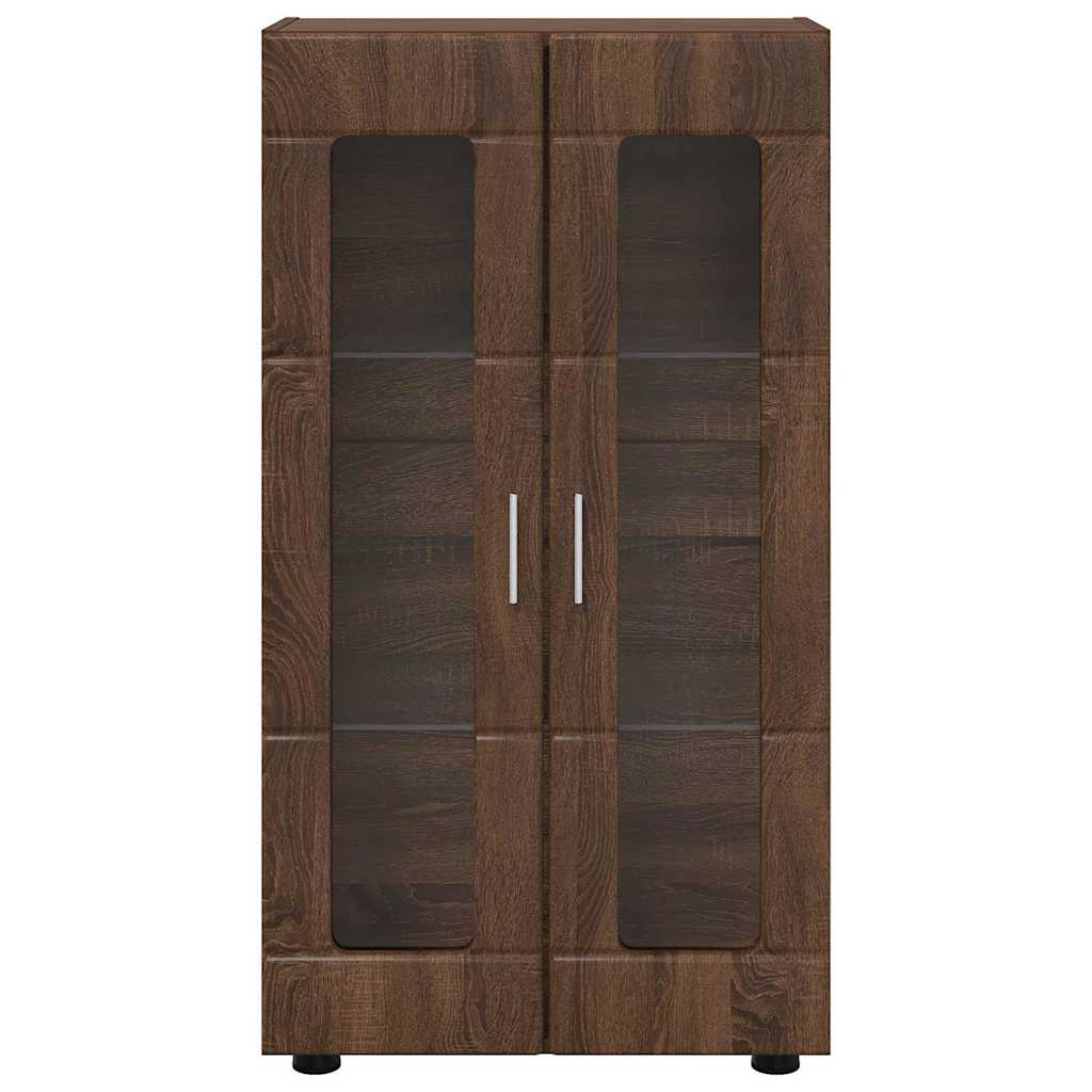Dressoir met plank Bruin Eiken 55,5 x 29 x 100 cm Bewerkt hout