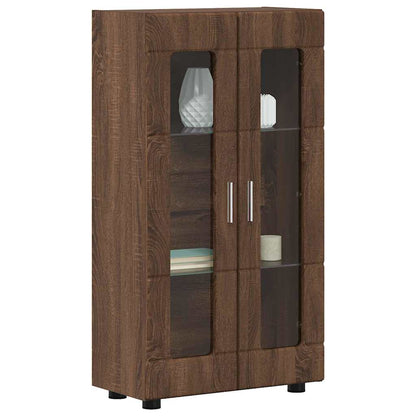 Dressoir met plank Bruin Eiken 55,5 x 29 x 100 cm Bewerkt hout